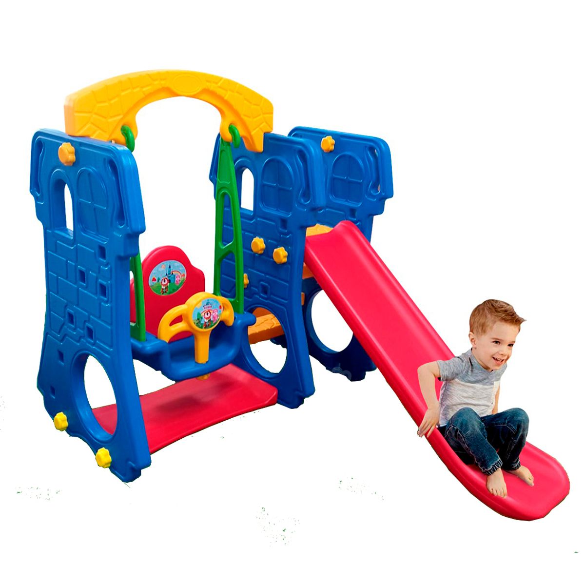 BABY KITS - Tobogan Castillo con Columpio BABY KITS
