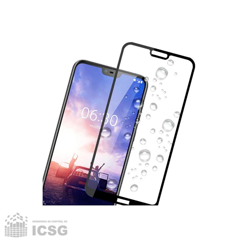 GENERICO - Mica Vidrio Templado 9D 21D para iPhone X