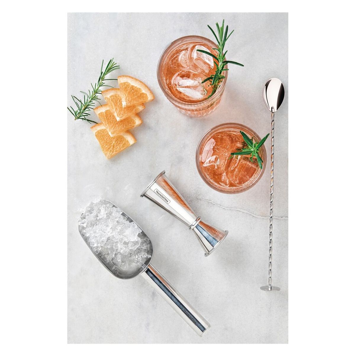 TRAMONTINA - PALA PARA HIELO TRAMONTINA DE ACERO INOXIDABLE