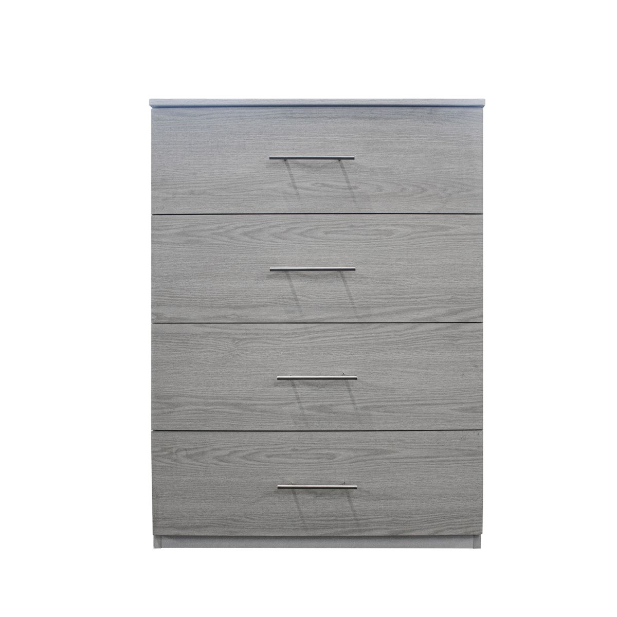 BARAKA HOME - Cómoda Kazan 4 Cajones - Olmo Gris y Blanco
