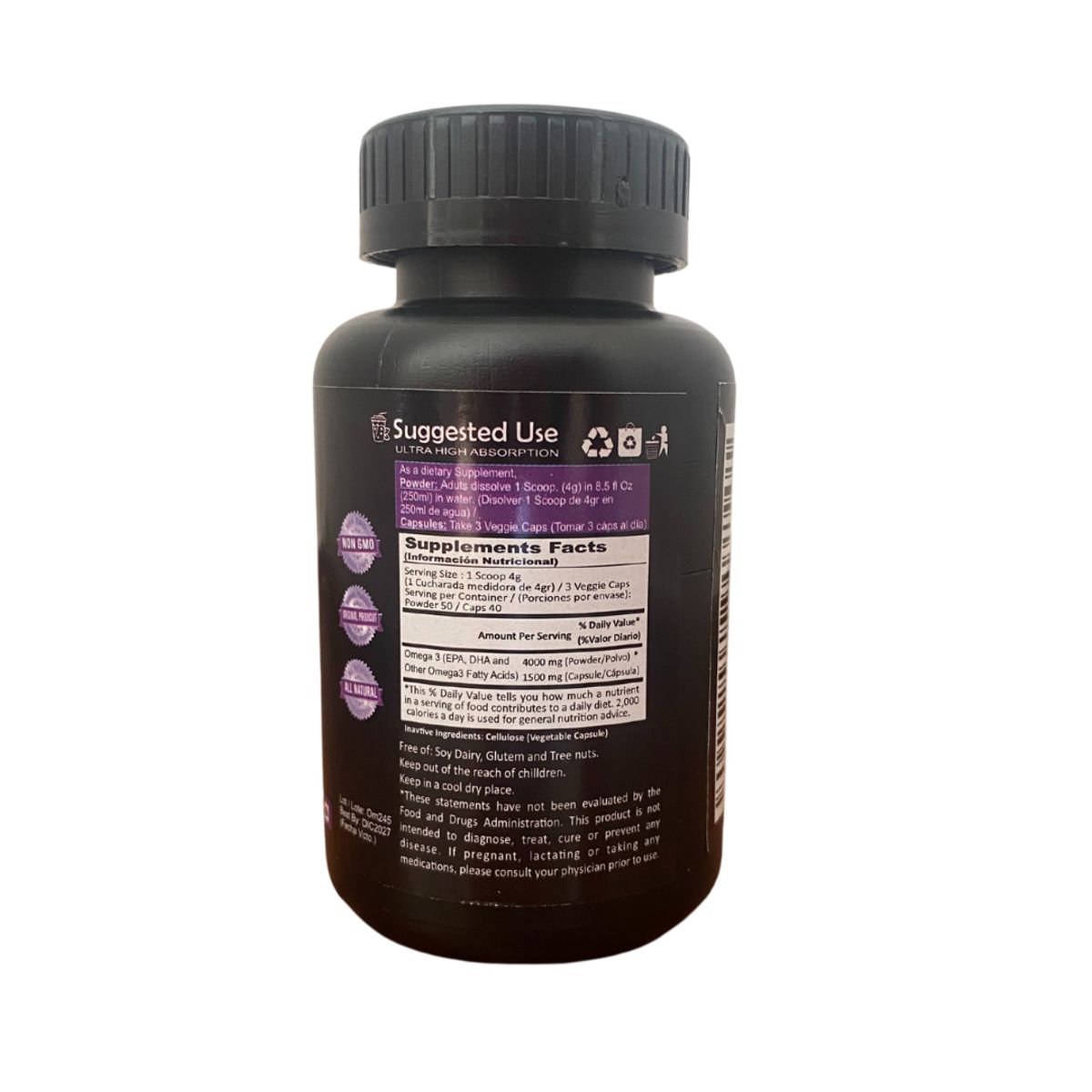 ALKALINE CARE - Omega 3 Alkaline Care 100 cápsulas