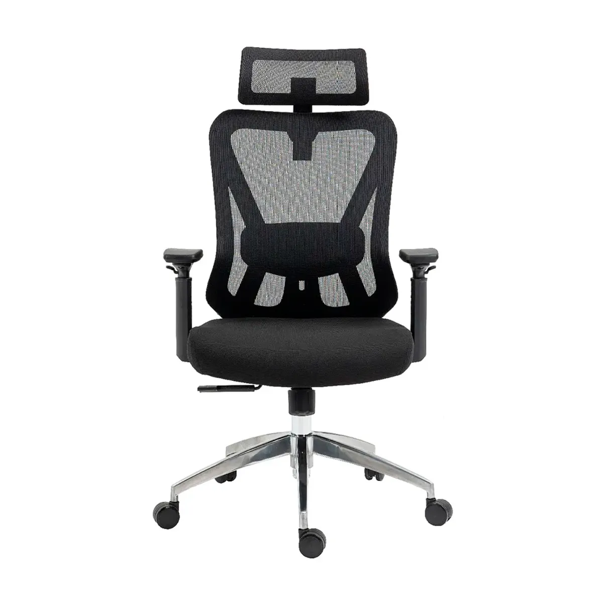 OFIDEAS - Silla de Oficina Presidencial Syncro Brazo 3D Smart Negro Ofideas