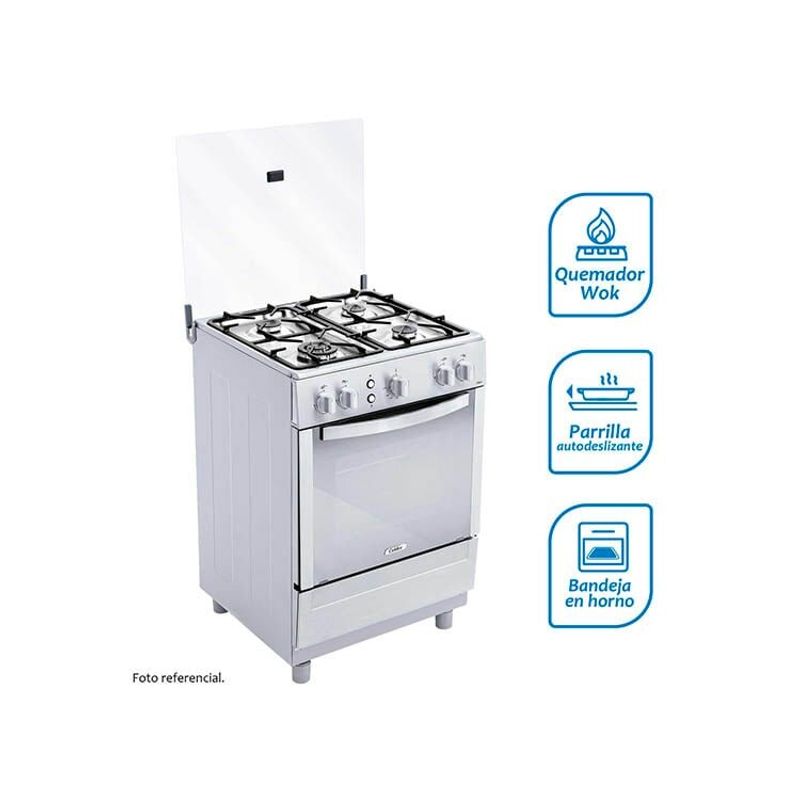 COLDEX - COCINA A GAS GLP COLDEX 4 HORNILLAS CX651