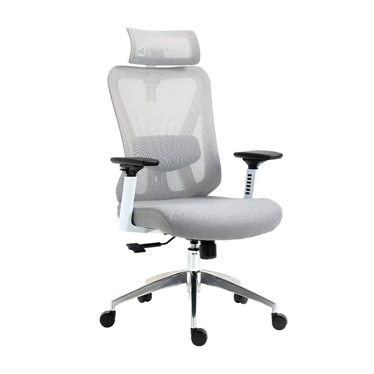 OFIDEAS - Silla de Oficina Presidencial Syncro Smart BlancoGris Ofideas