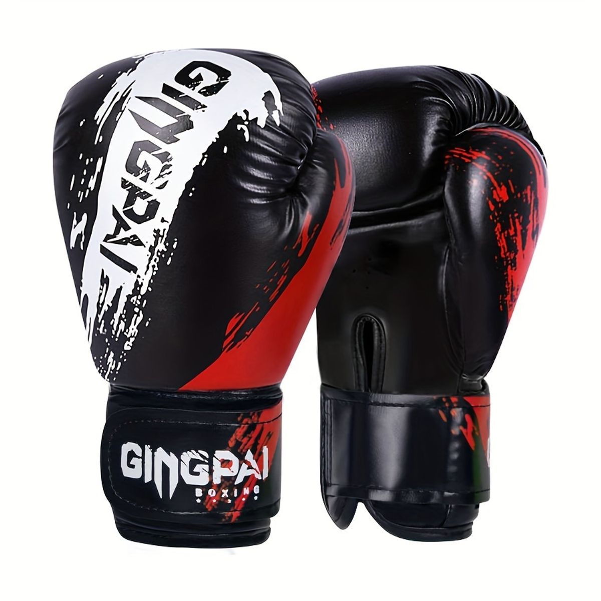 OEM - Guantes Boxeo GINGPAI M11 Profesionales 12 Oz Negro