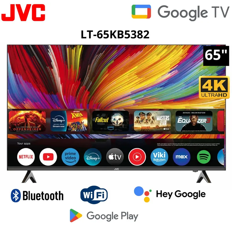 GENERICO - Televisor JVC 65" ULTRA HD 4K  Google TV LT-65KB5382