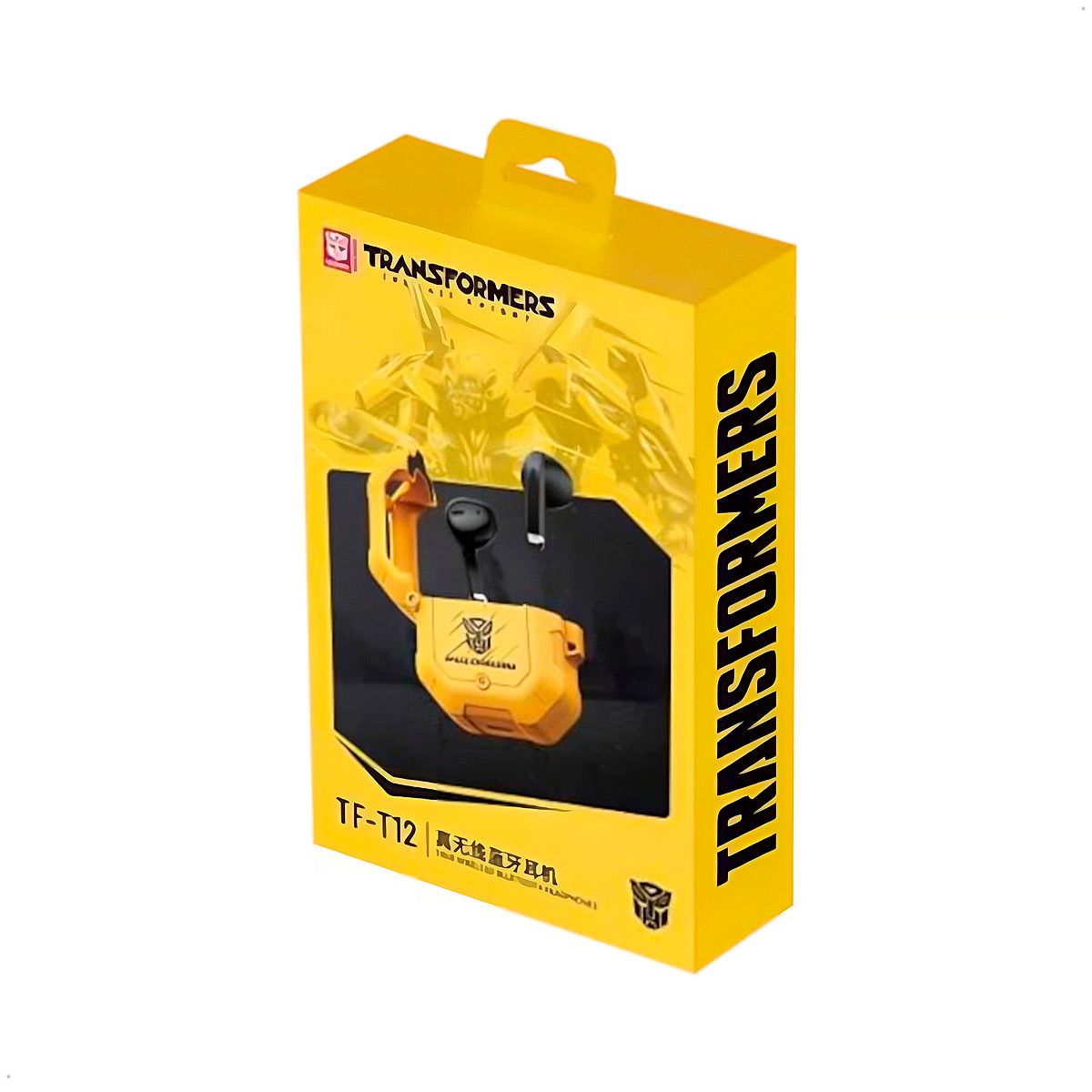 TRANSFORMERS - Auriculares inalámbricos Bluetooth Transformers TF-T12 color amarillo