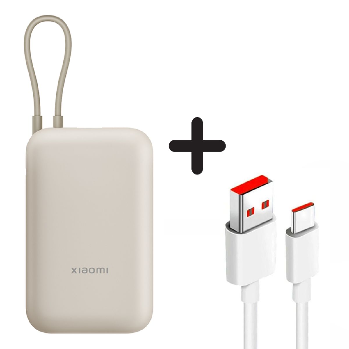 GENERICO - Power Bank 10000mAh DE 22W Integrated Cable MAS CABLE