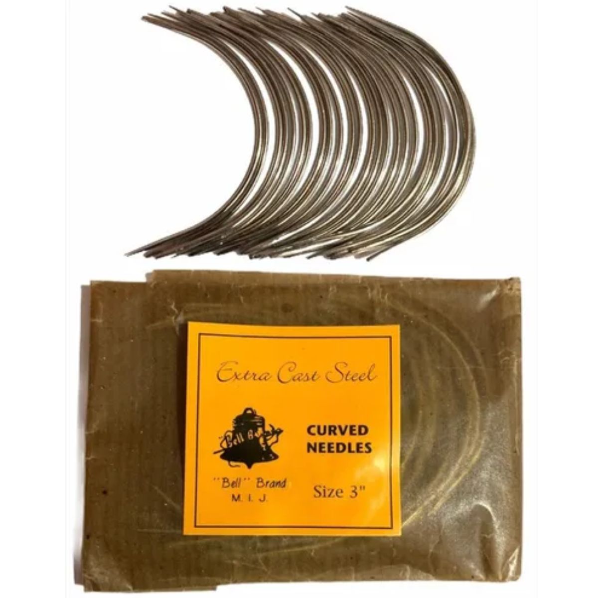 GENERICO - Agujas Curva Nro. 3 Paquete Con 25 Piezas