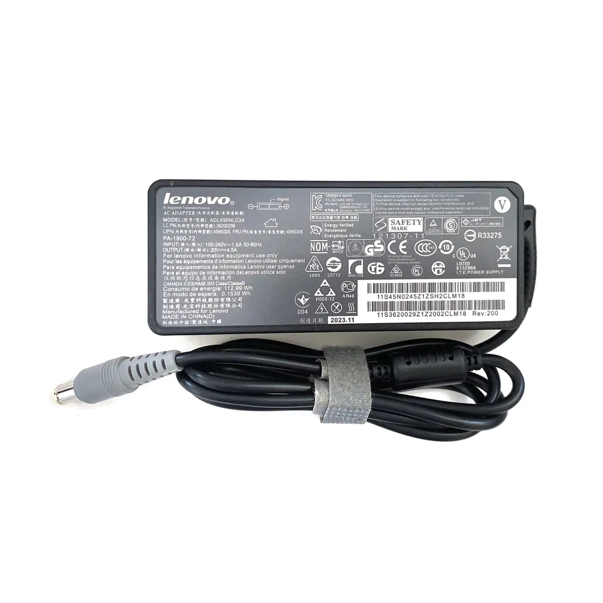 LENOVO - CARGADOR PARA LENOVO 90W 20V 45A PUNTA 79X55MM PN ADLX90NLC3A