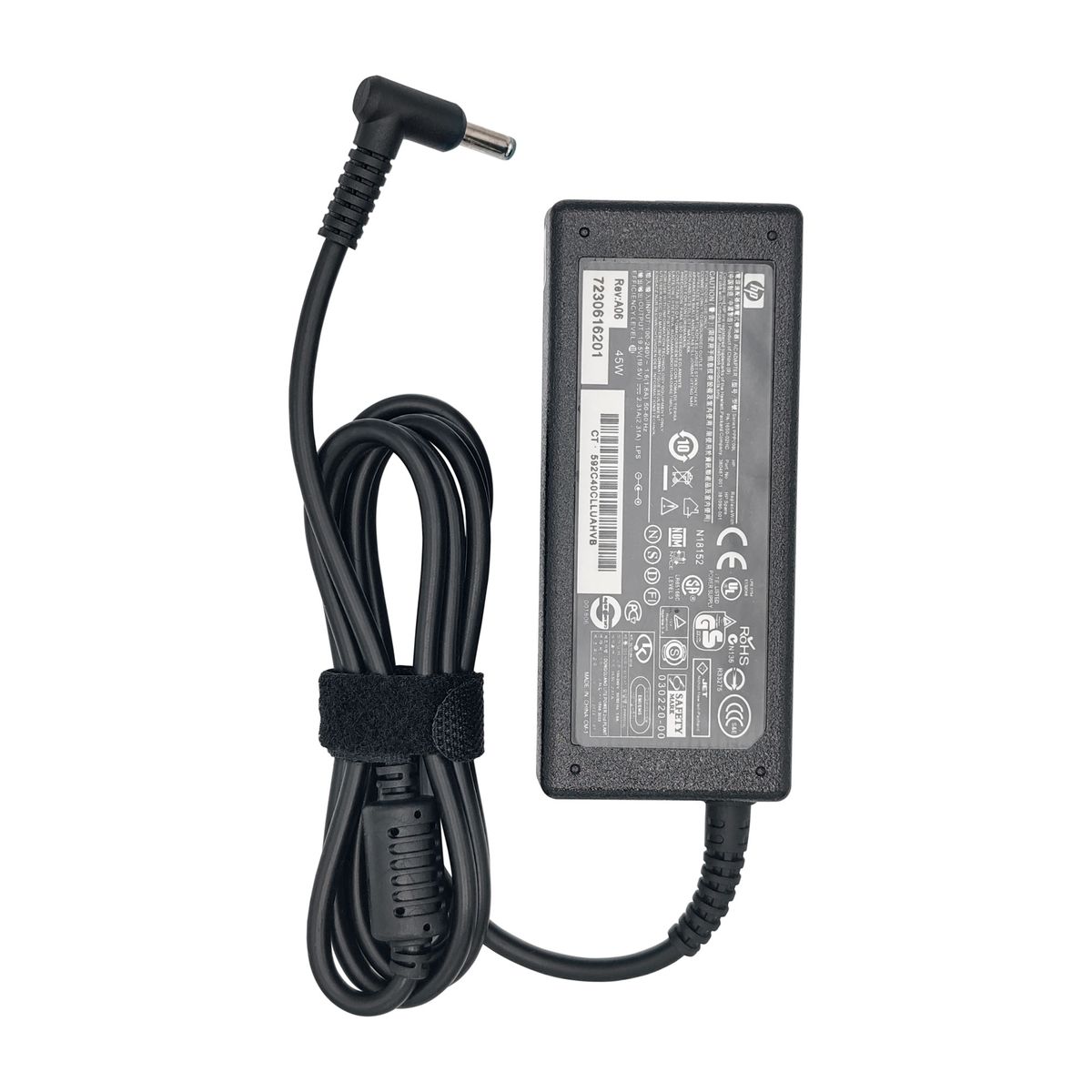 HP - CARGADOR HP 45W 195V 231A PUNTA CELESTE 45X30MM PN 380467-001