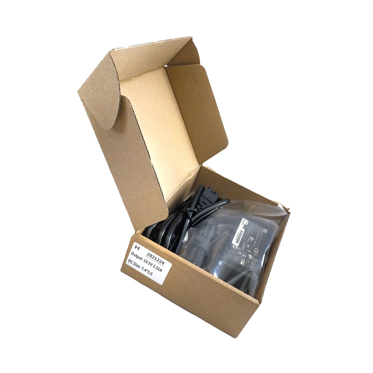 HP - CARGADOR HP 45W 195V 231A PUNTA NEGRA 74X5MM NEGRO PN 380467-001