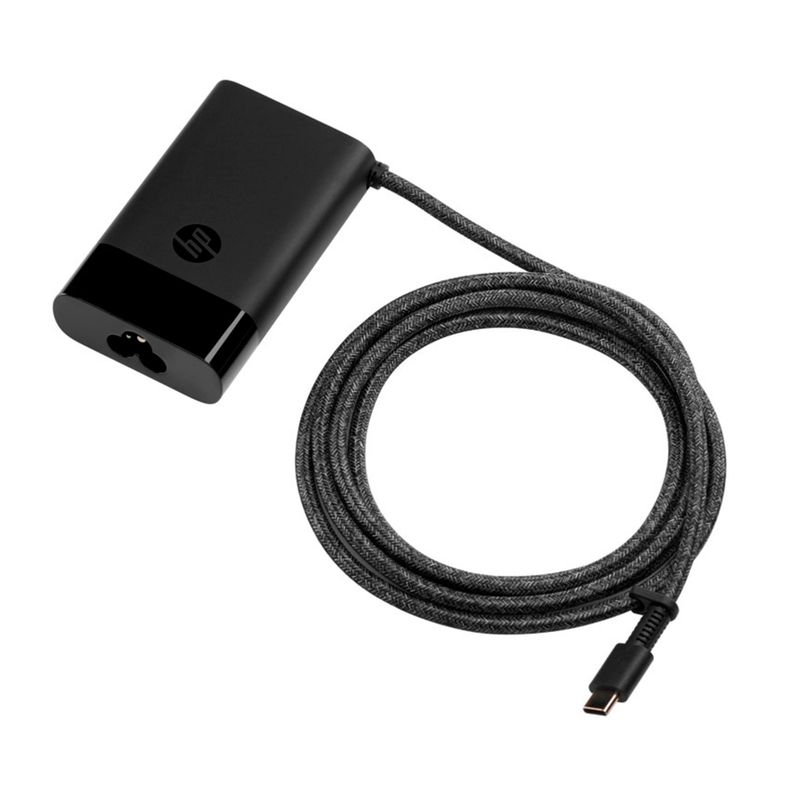 HP - CARGADOR HP 65W 20V 32A PUNTA USB-C CHROMEBOOK NEGRO PN 671R2AAABA