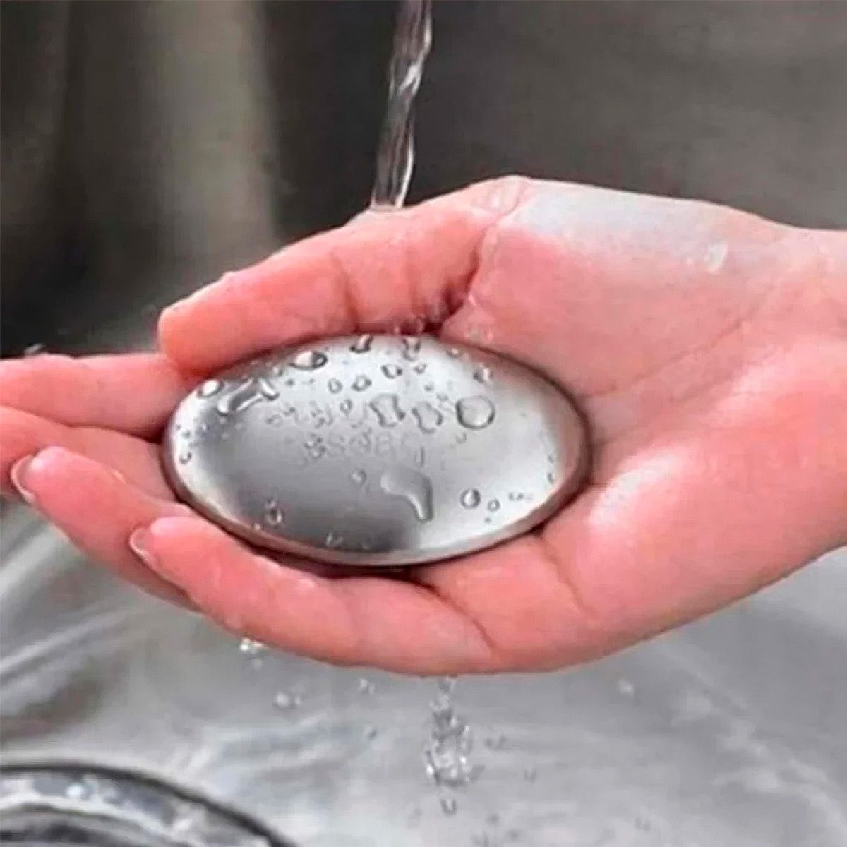 GENERICO - Jabón De Acero Inoxidable Para Malos Olores Ajos Etc X 2unid