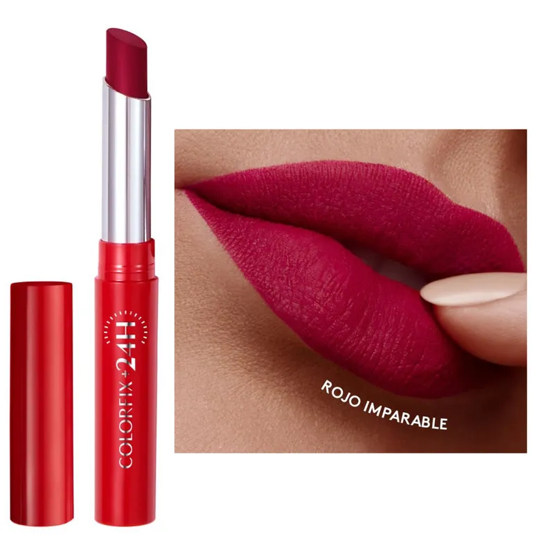 ESIKA - Labial mate colorfix 24h ésika rojo imparable