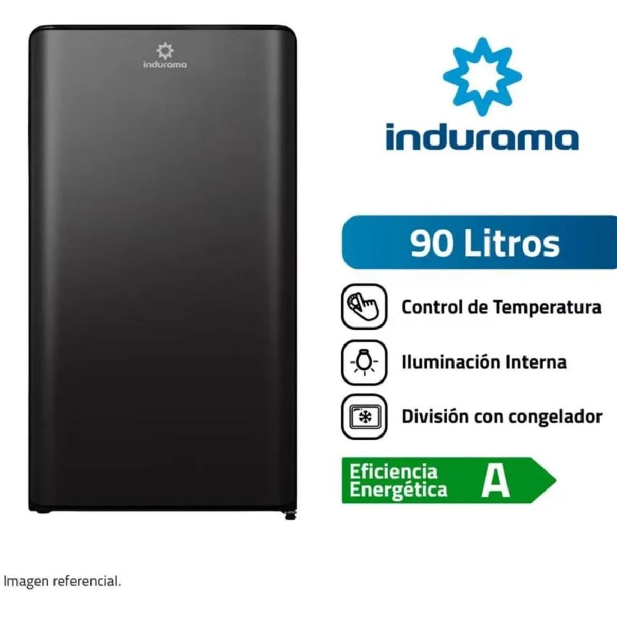 INDURAMA - Frigobar Indurama 90L RI-109N negro