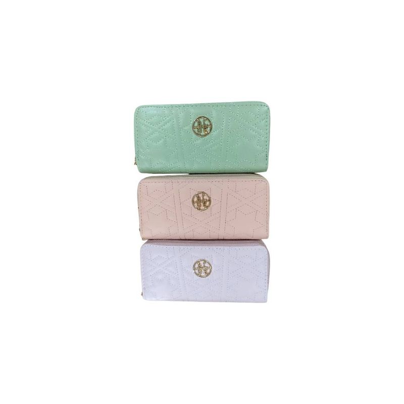 GENERICO - 3-pack Billeteras de Mujer 19x10x4 cm