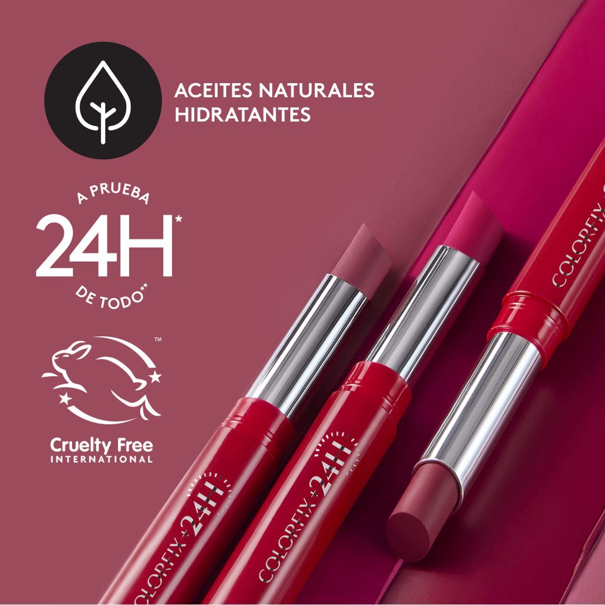 ESIKA - Labial colorfix 24h mate ésika rosa soñadora