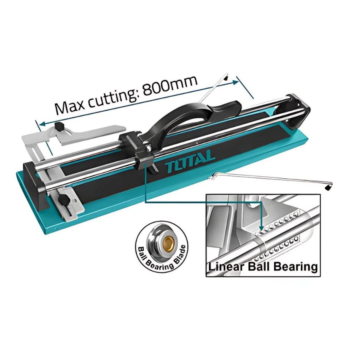 TOTAL TOOLS - Cortador De Mayólica 80cm Industrial Total THT578004