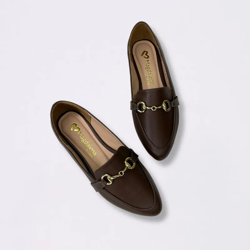 MAGDALENA SHOES - Mocasin 371 Traba Chocolate