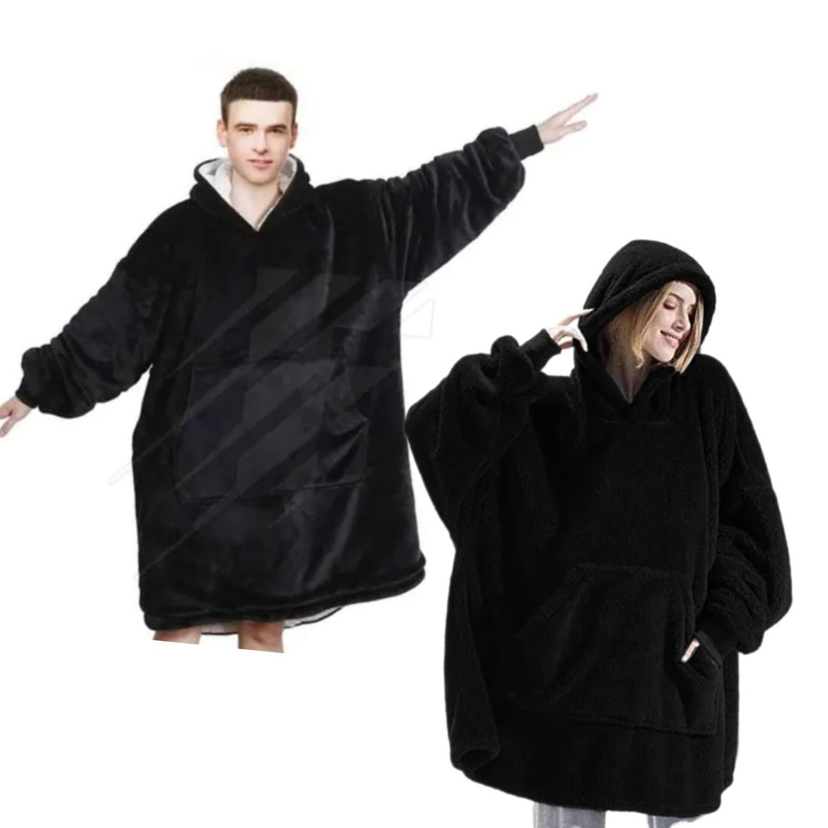 OEM - POLERÓN CALENTADOR IMPORTADO HUGGLE HODDIE - COLOR NEGRO