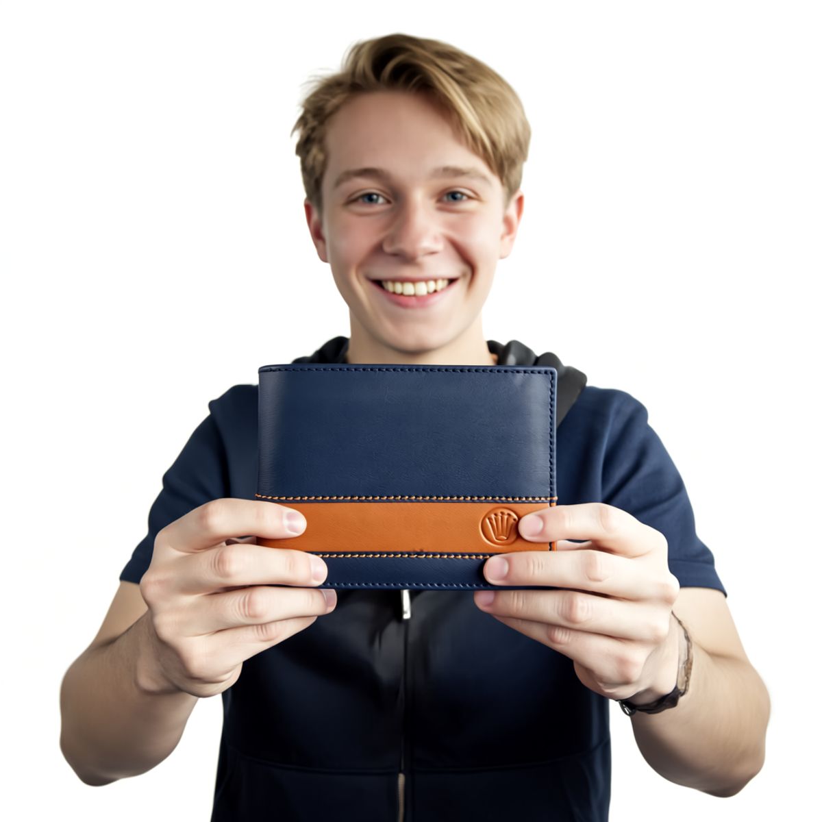 GENERICO - BILLETERA LIONEL ELEGANCIA URBANA PARIC AZUL