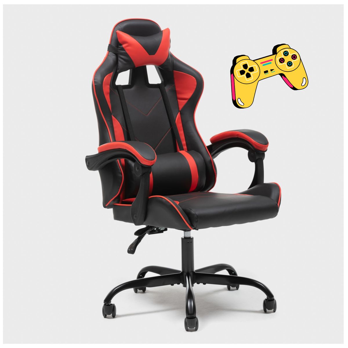 GENERICO - Silla Gamer Destroyer Rojo