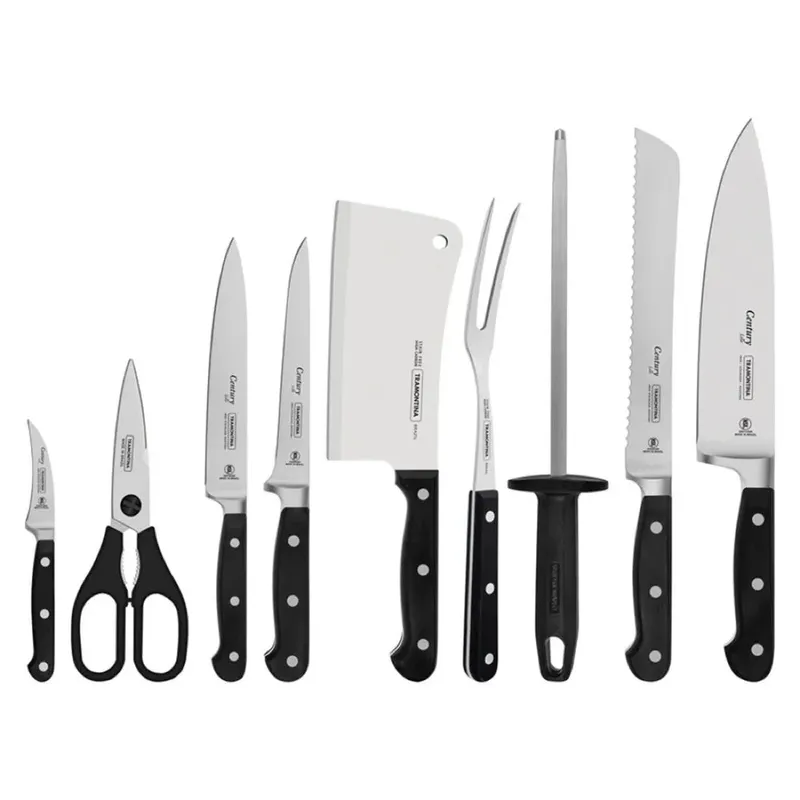 TRAMONTINA - JUEGO DE CUCHILLOS TRAMONTINA CENTURY 10 PIEZAS