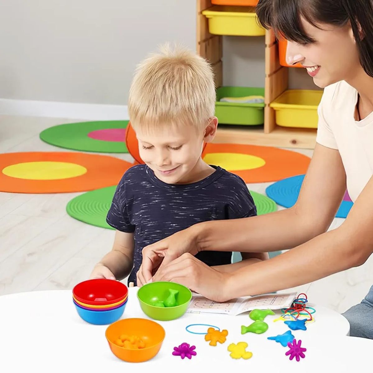 GENERICO - Juego de conteo de halobios para niños