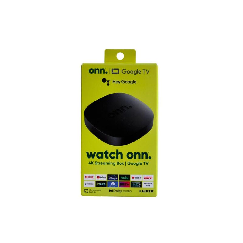 GOOGLE - TV BOX ONN WATCH GOOGLE TV 4K