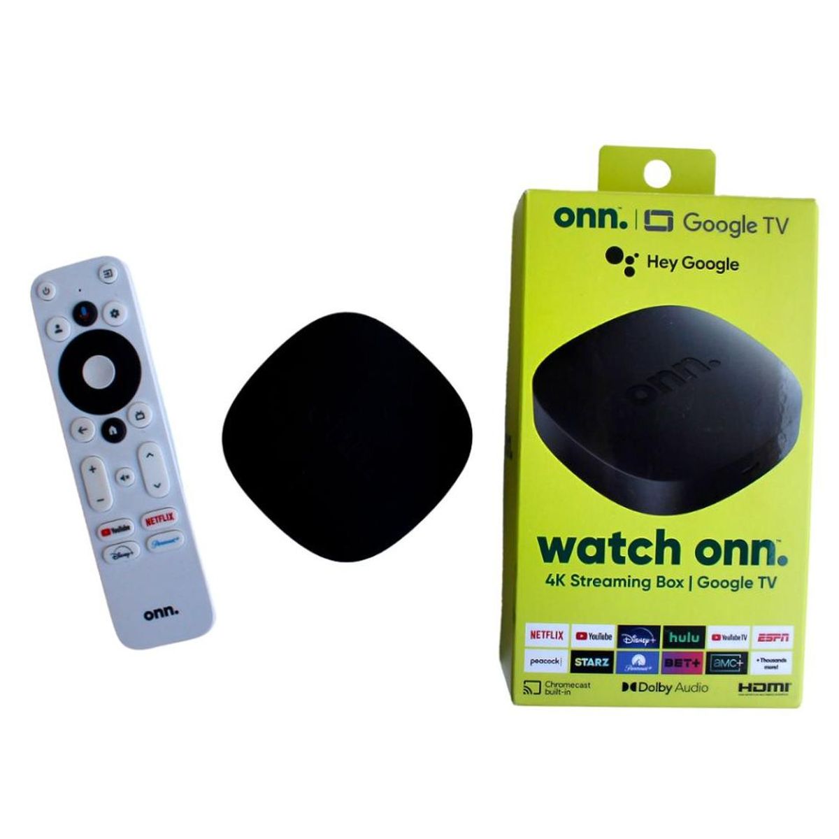 GOOGLE - TV BOX ONN WATCH GOOGLE TV 4K