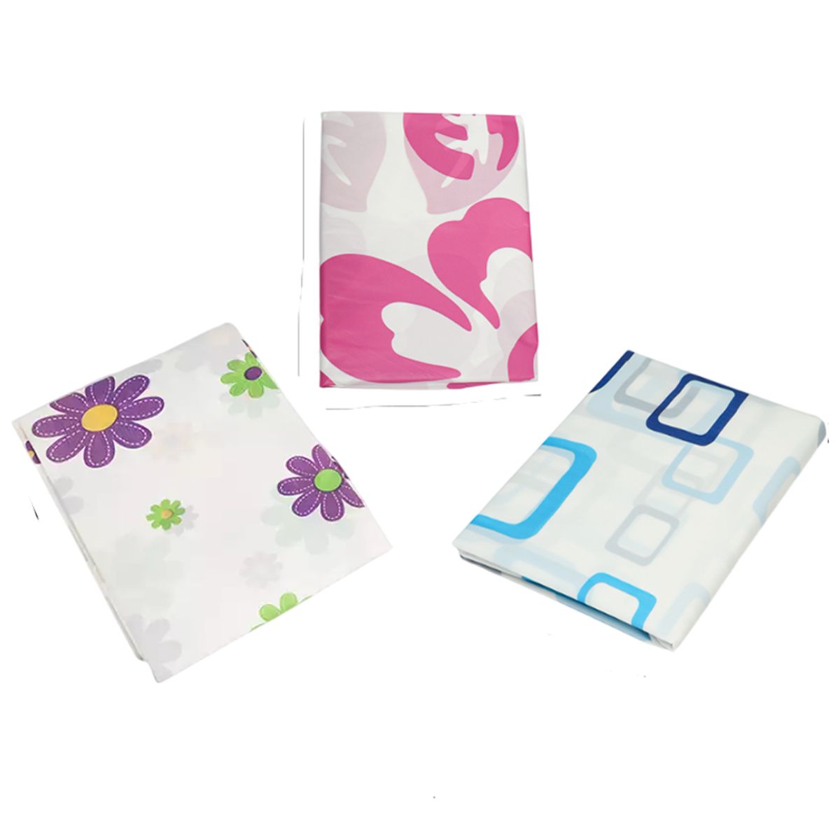 HYGGE - Cortina para Baño con Ganchos para Ducha 180 x 180 cm (Aleatorio)