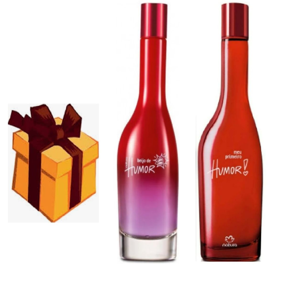NATURA - Humor Primeiro 75ml + Humor beijo 75ml Natura + regalo