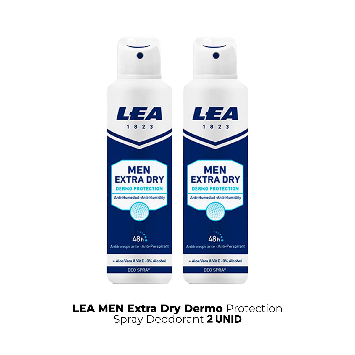GENERICO - Lea Men Extra Dry Dermoprotection Spray Deodorant 2 Unid