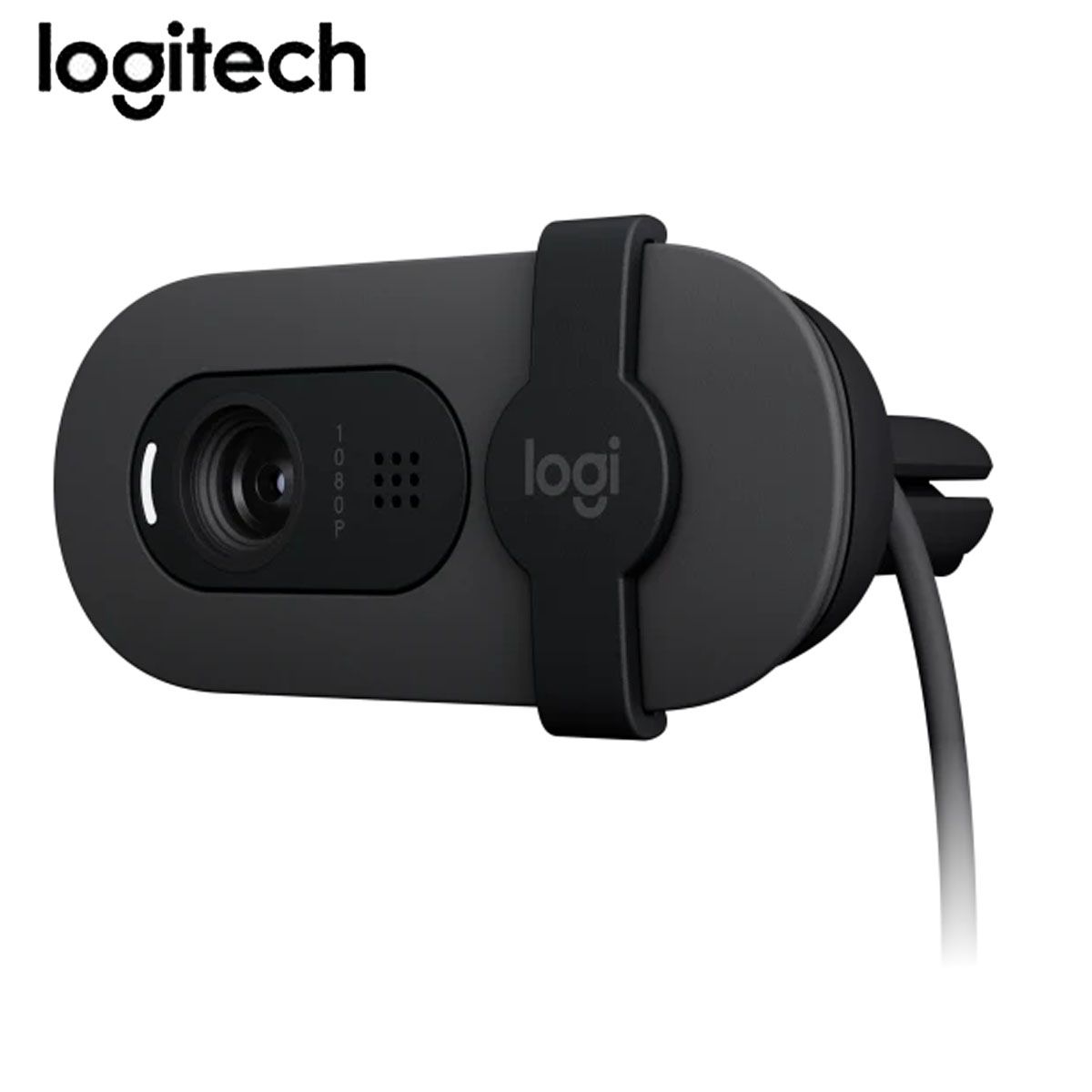 LOGITECH - Camara Logitech Brio 100 Fhd 1080p Usb-A Graphite (960-001586)