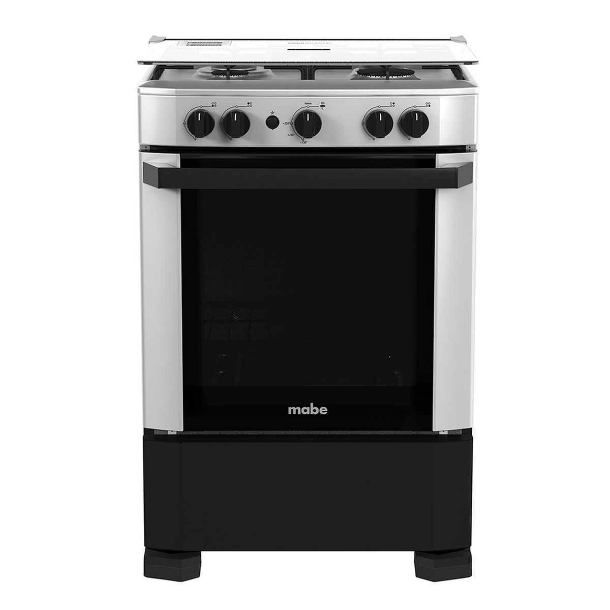 MABE - Cocina de piso a Gas 60cm Silver Mabe CMP6014AG1
