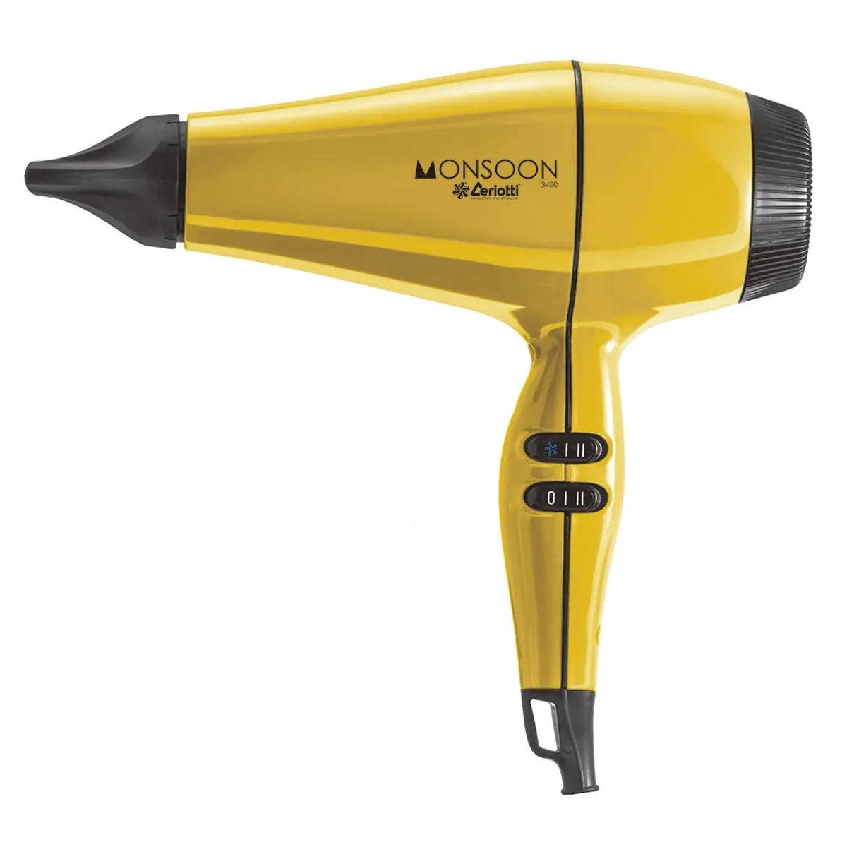 CERIOTTI - Secador De Cabello Profesional MONSOON 3400 - Amarillo