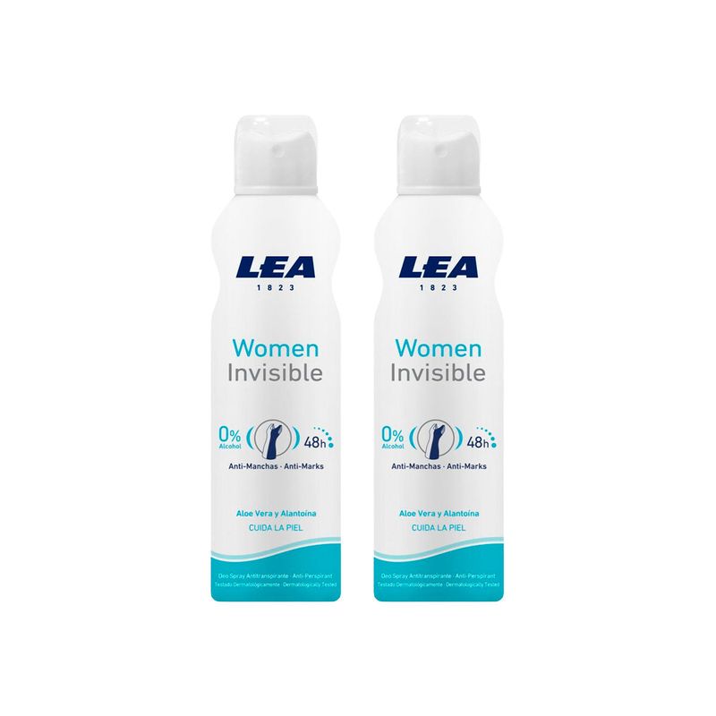 GENERICO - Lea Women Invisible Spray Deodorant 2 Unid