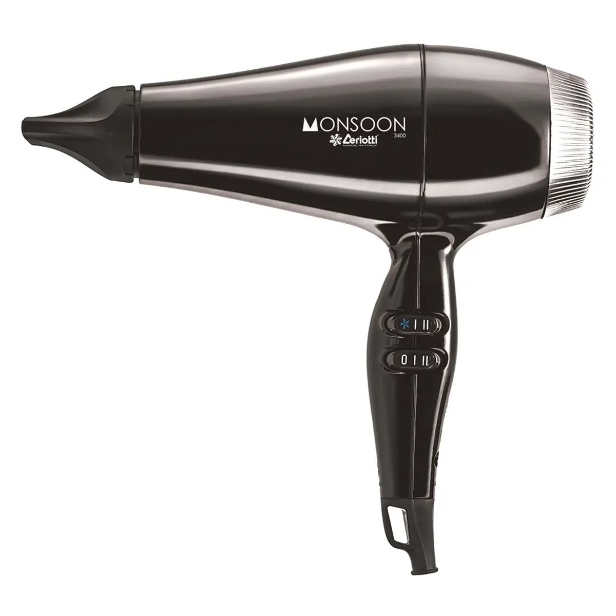 CERIOTTI - Secador De Cabello Profesional MONSOON 3400 - Negro