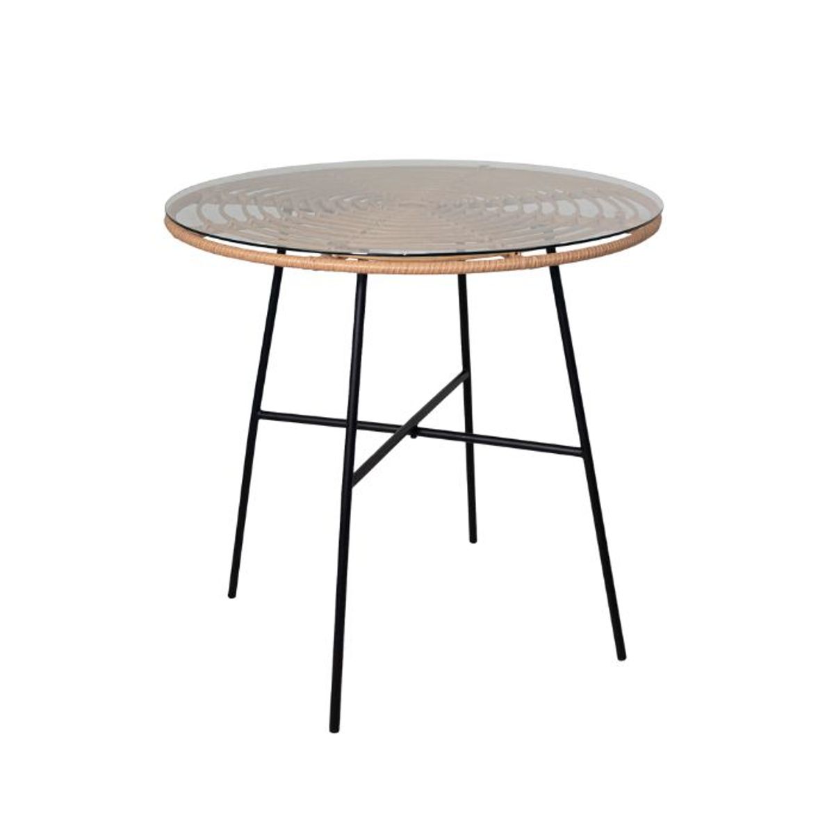 NIHM - Mesa de Centro Ratán Snail Natural