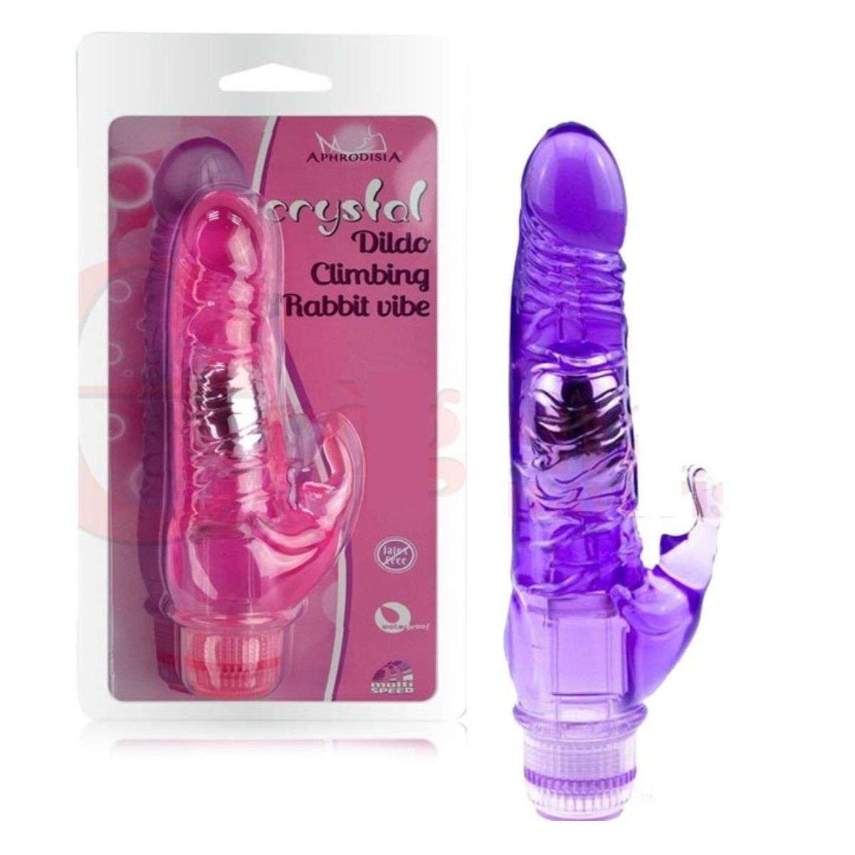 OEM - VIBRADOR RABBIT JELLY A PILAS VIBRACION GRADUABLE