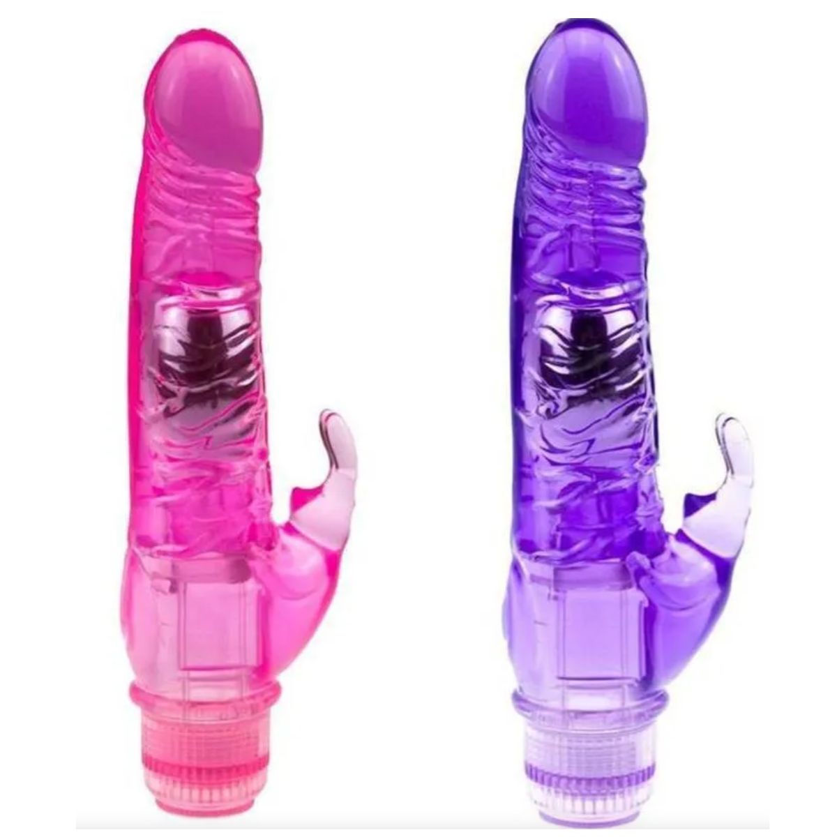 OEM - VIBRADOR RABBIT JELLY A PILAS VIBRACION GRADUABLE