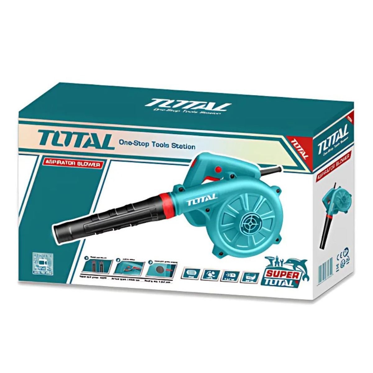 TOTAL TOOLS - SOPLADORA ASPIRADORA 650W 4M3 VELOCIDAD VARIABLE TB6036