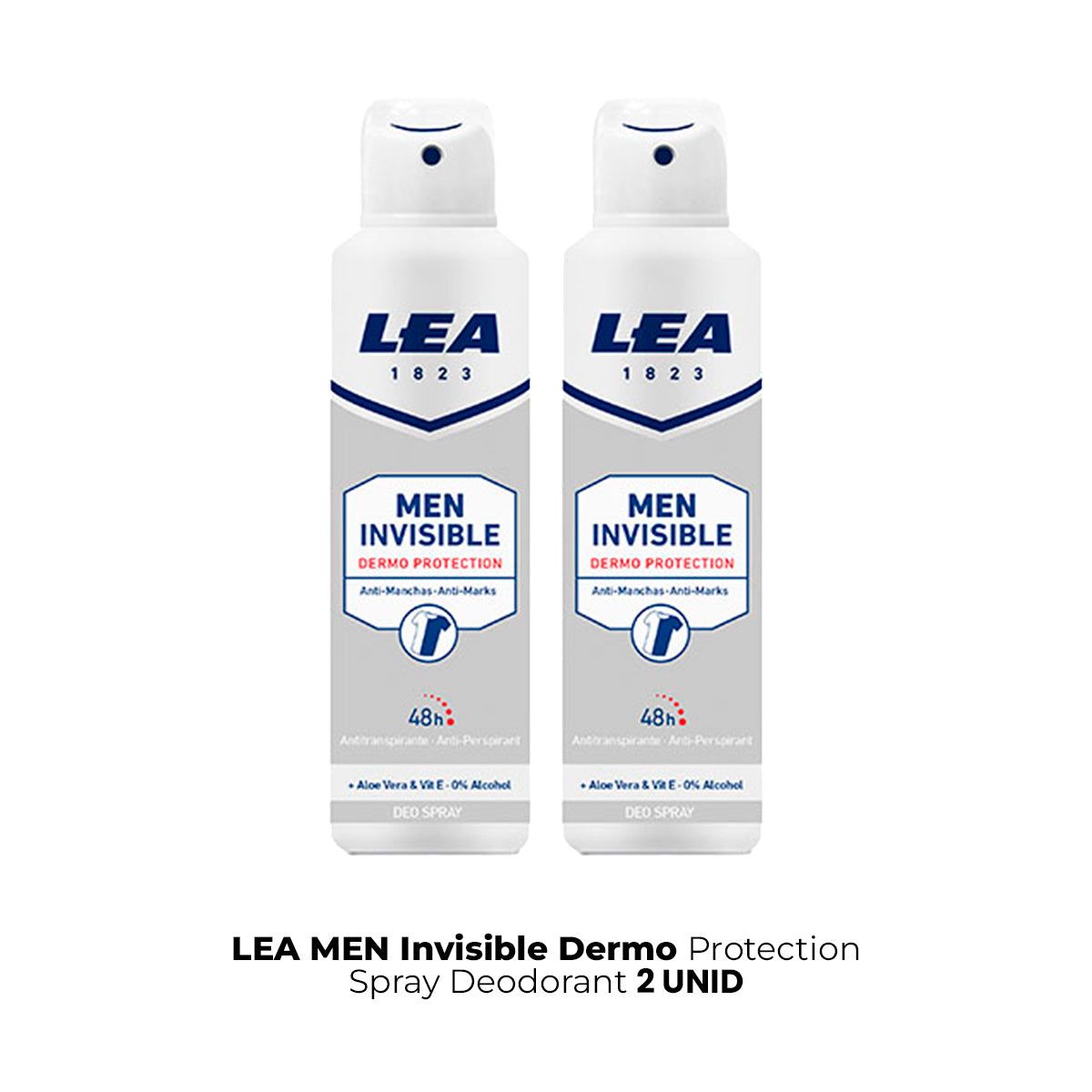 GENERICO - Lea Men Invisible Dermoprotection Spray Deodorant 2 Unid