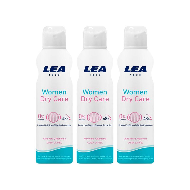 GENERICO - Lea Women Dry Carespray Deodorant 3 Unid