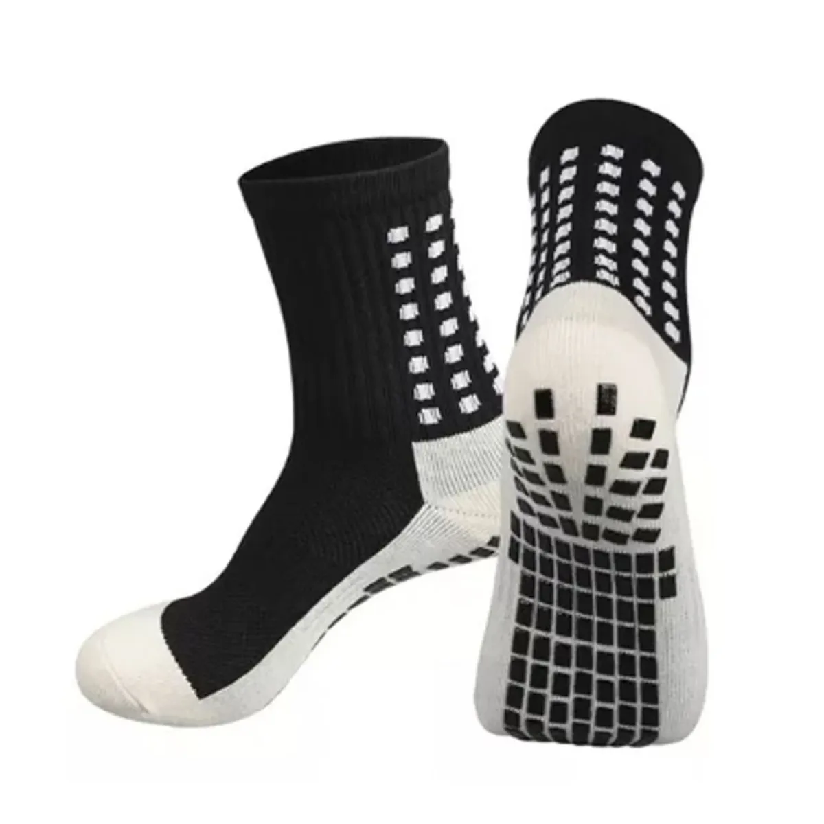 GENERICO - Pack 2 Medias Antideslizantes Futbol Deportivas Talla 40-46