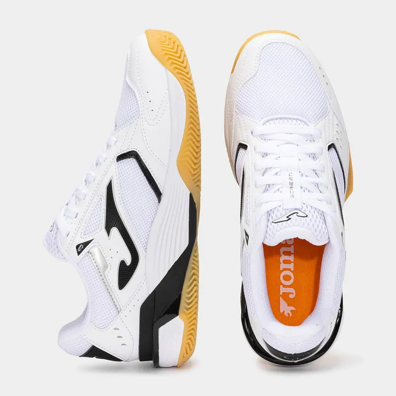 JOMA - Zapatillas Voley BScreen Lady 2502 Blanco Negro