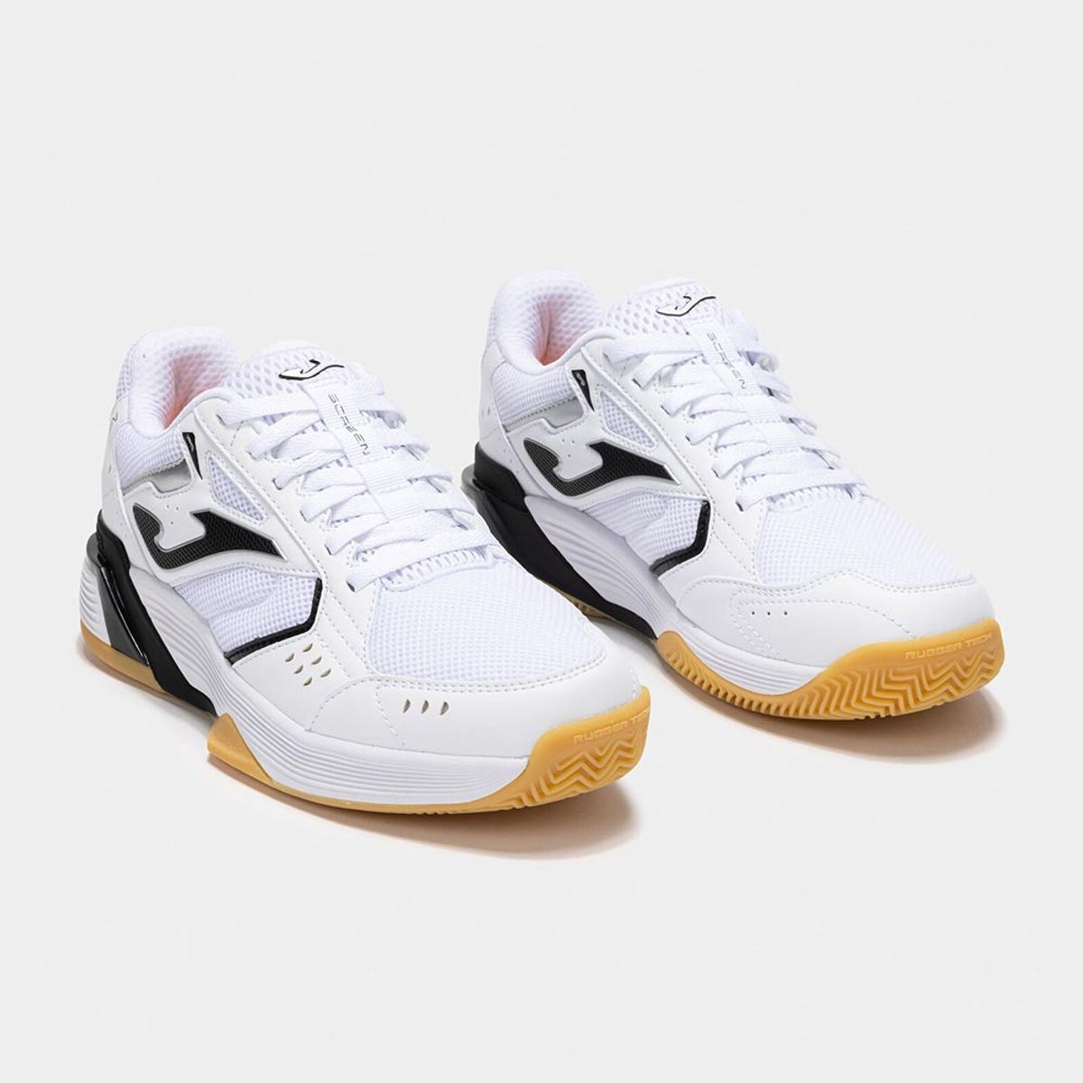 JOMA - Zapatillas Voley BScreen Lady 2502 Blanco Negro