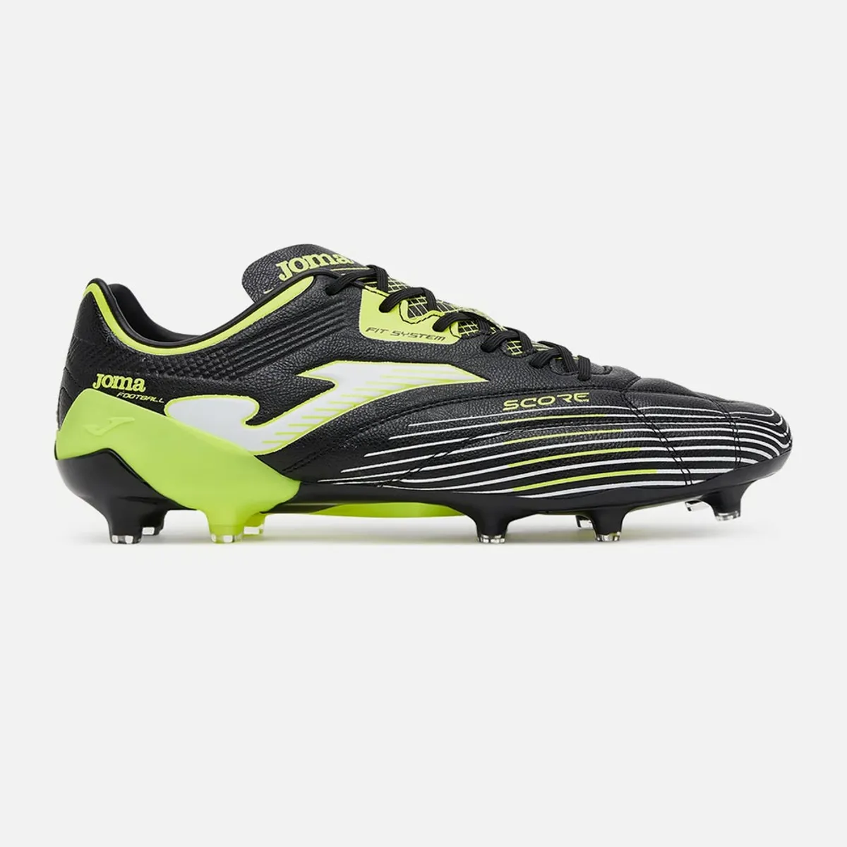 JOMA - Zapatillas Futbol Score 2501 FG Negro Verde