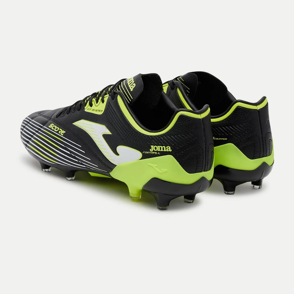 JOMA - Zapatillas Futbol Score 2501 FG Negro Verde